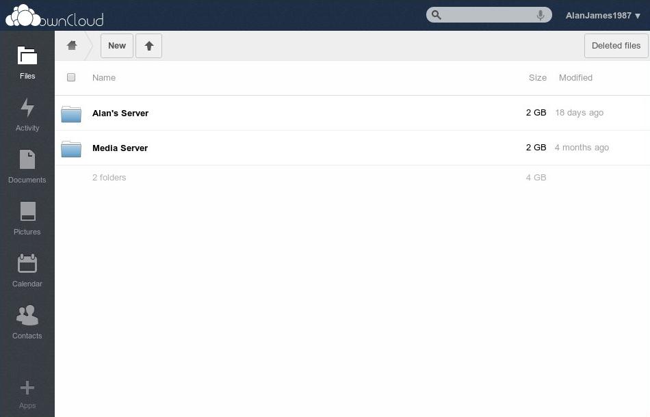 Personal Cloud Drive with OwnCloud - Web
